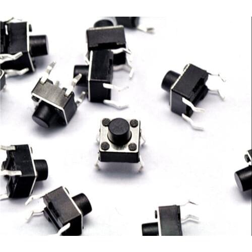 Original new 100% import shrapnel 6*6*6mm high touch switch vertical 4 foot high temperature copper foot electromagnetic oven