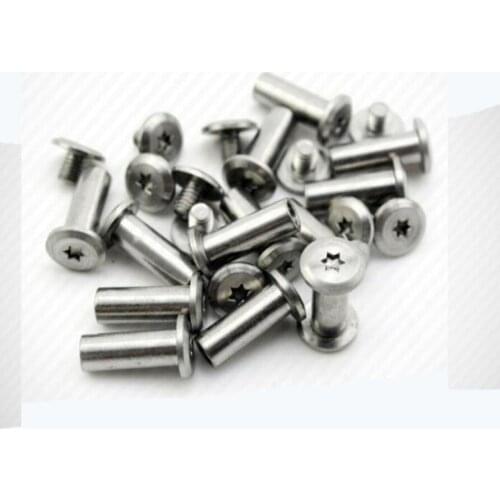 Knives DIY tools material Knife handle plate Fastening American style Hexagon M3 screw Rivet Furniture processing screw