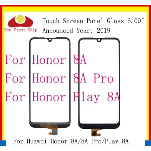 10Pcs/lot For Huawei Honor Play 8A JAT-L09 L29 honor 8A Pro Touch Panel Sensor Digitizer Front Glass Outer LCD Glass Replacement