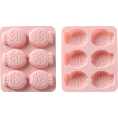 Silicone Cake Mould Cartoon Fish Handmade Baking Fondant Molds Chocolate Mould Cake Decorating Tools Baking Accessories