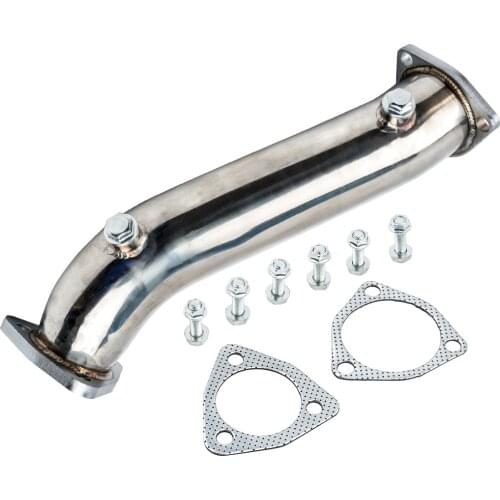 3" T304 Stainless Steel Downpipe Piping for Audi for VW A4 Quattro Passat 1.8L