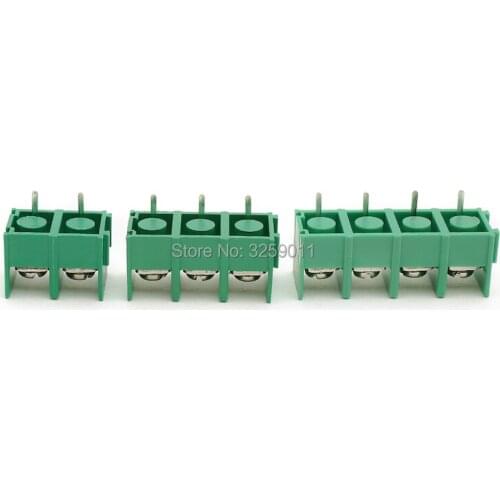 180PCS 2Pin Screw Terminal Block Connector 300V 20A 8.5mm KF8500-8.5-2P/3p /4p Green Copper PCB Assortment Kit