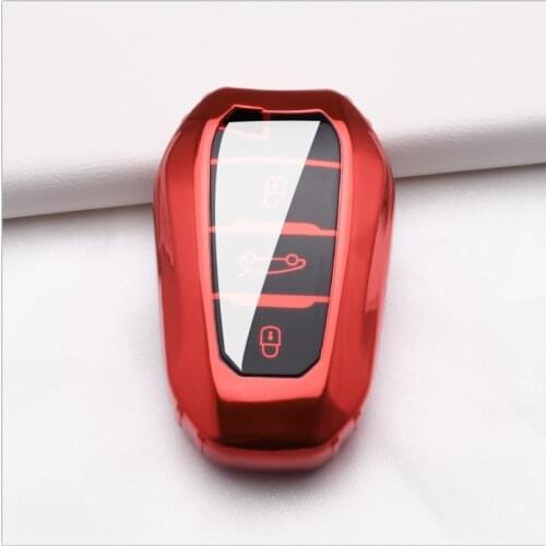 TPU Key Cover for Peugeot 407 508 2008 301 5008 3008 4008 408 Car Key Case 3Button for Peugeot 407 Smart Car Key Case Protection