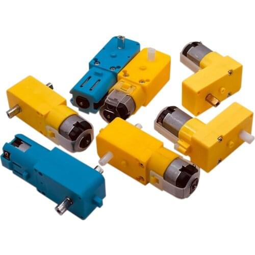 DC3V-6V DC gear motor TT motor 1:48/1:90 strong magnetic 2 wheel four-wheel drive smart car robot rubber wheel