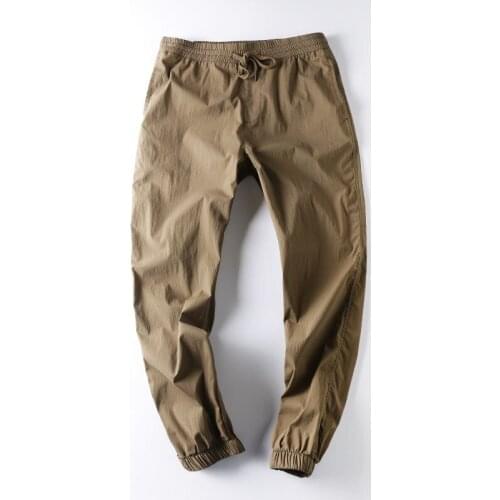 Men Elastic Wasit Trekking Fishing Climbing Pants Quick Drying Breathable Causal Male Work Trousers Full Length Size M-XXL