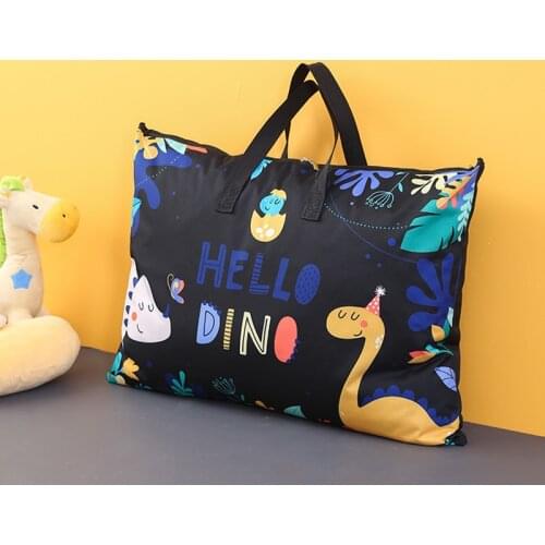 Travel vacation travel bag portable cartoon clothes luggage packing bag cute waterproof placed storage bag women