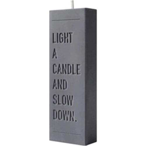 Square Candle Scented Wedding Decoration Gift Christmas Decorative Candles Cake Candle Wax Mariage d Coration Soy Candles 50K362