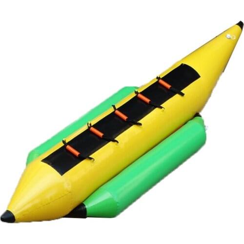 Summer inflatable water park games Water boat inflatable banana boat for sale