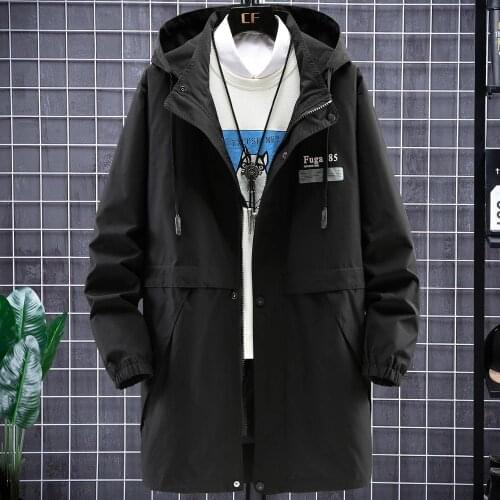 Plus size Jacket man spring and autumn casual top loose tooling jacket hooded coat male fat windbreaker jacket 10XL