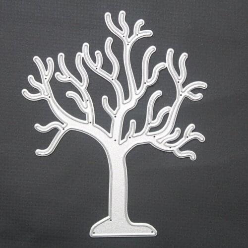 New Dies For 2021 Happy Tree Frame Metal Cutting Dies Embossing Scrapbooking Stencil Craft For DIY Card Handmade