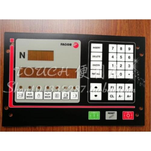 New CNC system controller CNC102S, CNC 102 button film, operation panel
