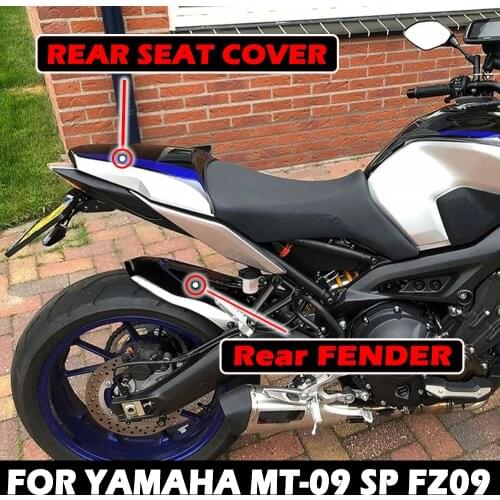 For YAMAHA MT-09 MT09 FZ09 2017 2018 2019 2020 Rear Passenger Seat Cover Fairing Seat Cowl Rear Fender Windshield Deflector