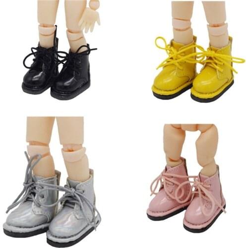7 colors Ob11 Shoes 2.5*1.1cm Silver, Blue , black , pink , brown ,yellow , white Boot shoes Fit for obitsu11, 1/12 BJD