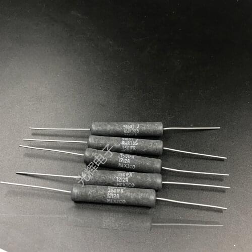 Original new 100% RWR78S 7501FR 10W 7.5K 1% 47x9mm winding non inductive resistance (Inductor)