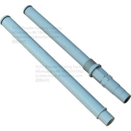 Powder coating electrostatic manual spray gun L-shaped horizontal vertical powder tube suits for Wagner C3