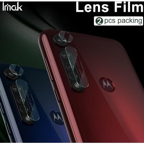 2pcs IMAK Clear Camera Lens Glass Film For Motorola G7 / G7 Plus / G8 Plus G7 Power Tempered Glass Film