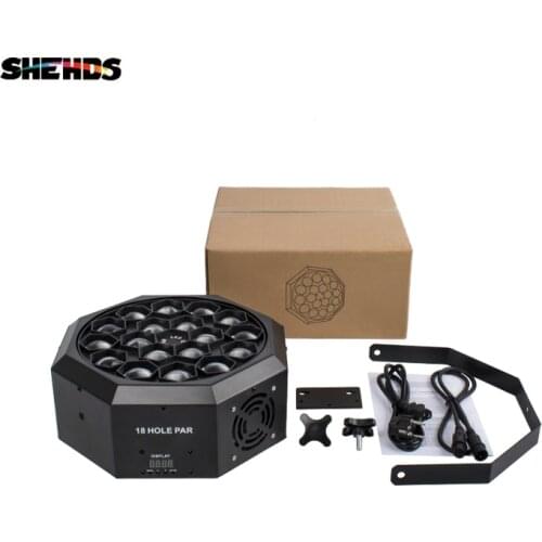 Led Bee Eye Moving Head Light 18x12W RGBW 21/12 DMX Professional High Quality Stage DJ party Ballroom Bar Wedding Effect Light