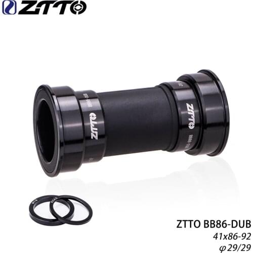 ZTTO BB86 To DUB BB Bicycle Bottom Bracket Press Fit BB92 86 Frame 29mm Crankset for MTB Road Bike Crank Waterproof Center Rta