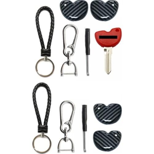 1 Set Motorcycle Key Shell Case Protective Cover for Vespa Piaggio Fly 125 GTV LXV150 GTS250 GTS300