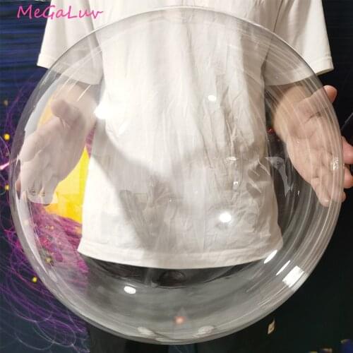 10/5/2pcs 12/18/20/24 inch Luminous Transparent Bobo Bubble Ballons Christmas Wedding Birthday Party Decorations Helium Balloon