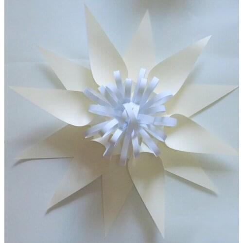 2018 1 Piece Artificial Giant Paper Flower Backdrop Wedding & Event Baby Nursery Decorations Baby Shower 20-40CM