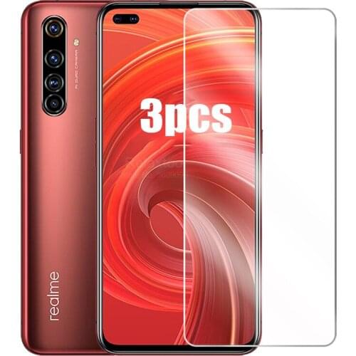 3Pcs X50 Tempered Glass For Realme X50 Pro 5G Screen Protector 2.5D 9H Tempered Glass OPPO Realme X50 5G Protective Film
