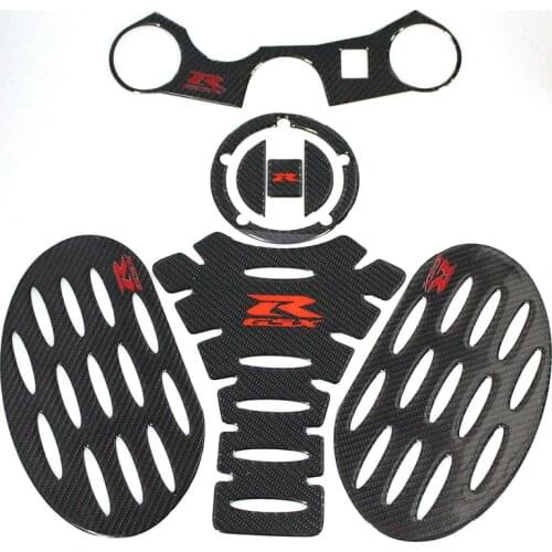 K-SHARP Carbon ADESIVI 3D Sticker Decal Emblem Protector Tank Pad stompgrip For SUZUKI GSXR 600 750 06-12 / GSXR1000 07-08