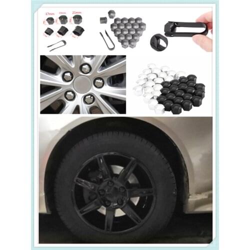 Auto shape 20pcs car wheel cover screw protector nut dustproof 17 19MM for Ford SVT Reflex Freestar F150 Crown BF 4-Trac