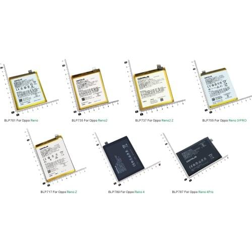 BLP701 BLP735 BLP737 BLP755 BLP789 BLP787 BLP717 Battery For Oppo Reno 2 Z 2Z Reno3 RenoPRO Reno4 4Pro Batteries high quality