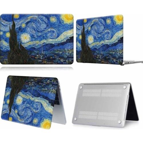Dark Sky Paint Pattern Anti-slip Laptop Case For Apple Macbook 12/Air 11 13 A2337/Pro 13(A2251 A2289) 15 16 /Pro 13 A2338