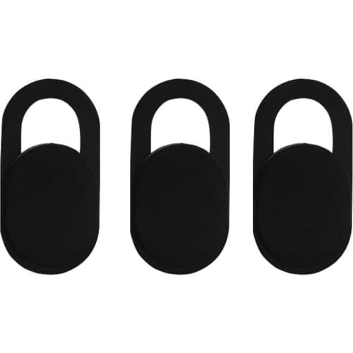 3PCS/SET Oval Shape WebCam Cover Shutter Magnet Slider Plastic Camera Cover For Web Laptop for PC Tablet Privacy