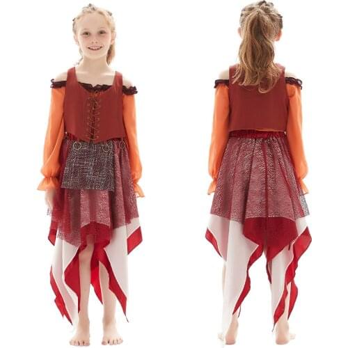 Kids Mary Sanderson Cosplay Costume Outfits Halloween Carnival Suit