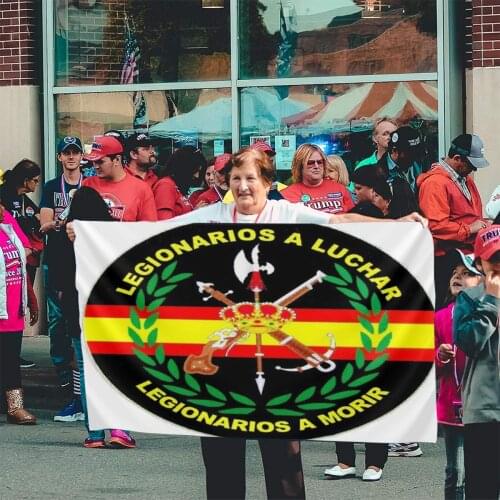 Spanish Legion 2056 Flag Banner Home Outdoor Gift Party Gym Flag Turkey Flag Bisexual