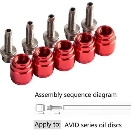 Bike Hydraulic Disc Brake Oil Needle Olive Head Simple To Install And Durable Compatible with SRAM Stealth-a-majig