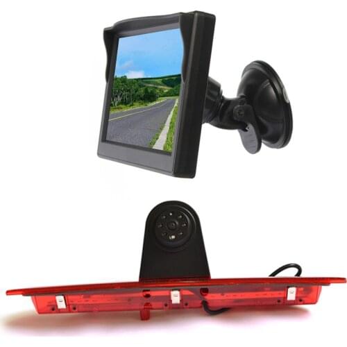 Vardsafe VS868S Reversing Camera & Suction Cup Rear View Monitor for Ford Transit Van 150/250/350 (2014-2020)