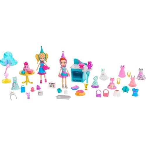 Polly Pocket Birthday Party-Polly Pocket Play Set-Trendy Polly Pockets-Birthday Toy Set