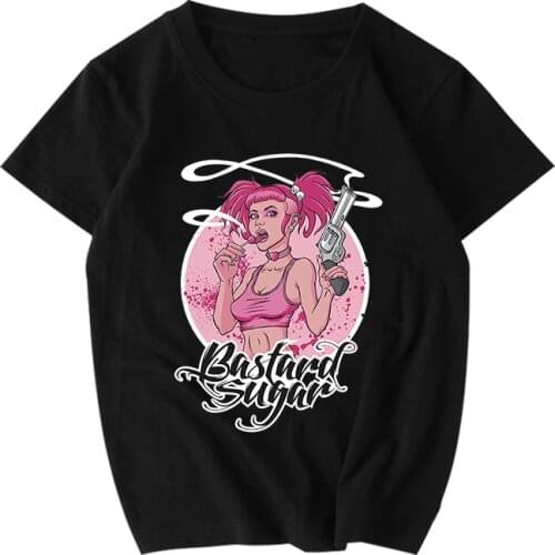 Summer clothes for women Tee Shirt y2k Punk Tie Dye Print Loose T-shirt Female Harajuku Streetwear Hip Hop Oversized t-shirt