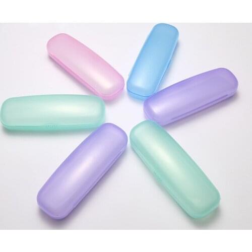 New Eyeglasses Case Reading Glasses Case Transparent PVC Women Men Plastic Sunglasses Glasses Box