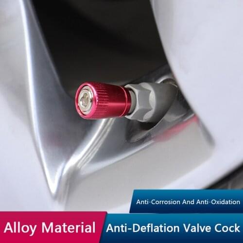 QHCP 4Pcs Aluminum Alloy Car Tire Valve Caps Wheel Tires Valves Tyre Stem Air Dust Anti-Theft Cap Universal External Accessories