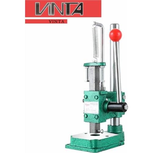 JM-R/S Manual press bench Hand wrench Small manual punch punching die micro Adjustable height manual press