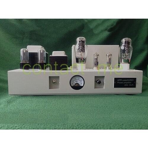 USA West Electric HI-FI series 6F3+2A3 Class A single-ended tube power amplifier,Input sensitivity 200mV,Distortion less than 5