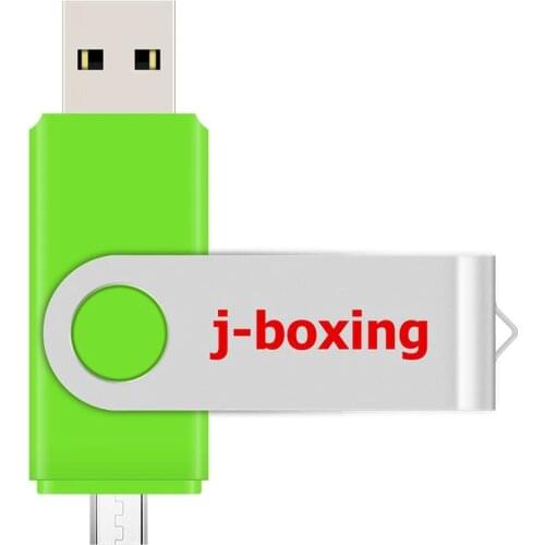 J-boxing OTG 128GB USB Flash Drive 64GB 32GB флешки 16GB Cle USB USB 2.0 Pendrive Flash Disk Micro USB For Android /PC/Samsung