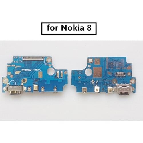 For Nokia 8 USB Charger Port Dock Connector PCB Board Ribbon Flex Cable phone screen repair spare parts