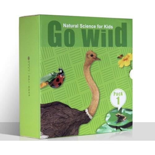 3-8 year 20 book/set Go wild! Natural Science for kids Pack Leve1 Popular science picture books for children Early Reading