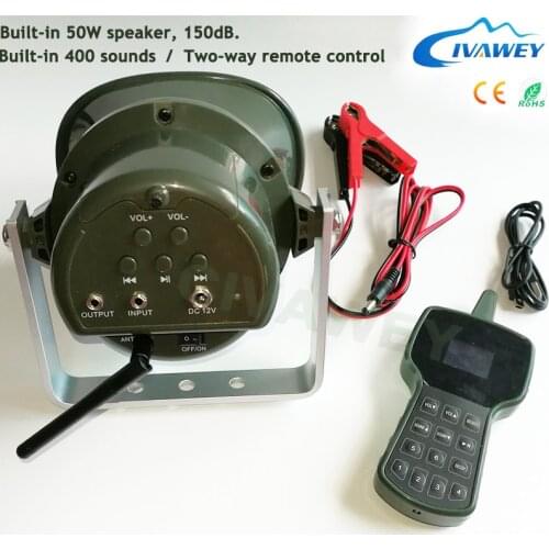 50w loud speaker + two way remote control 400 sounds yard garden hunting bird mp3 player bird duck goose sounds hunting decoys