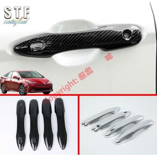 ABS Car Decoration Door Handle Cover Trim Molding For Toyota Prius 2018 2019 2020