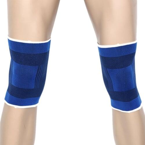 2pcs Knees Pad Men Women Brace Leg Arthritis Injury Gym Sleeve Elasticated Bandage Pad Outdoor Sports Professional Knee Support