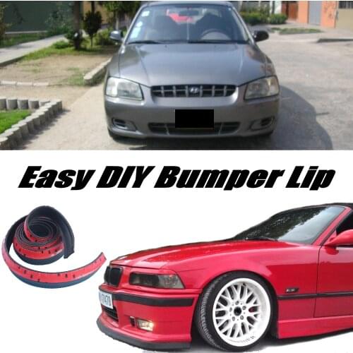 NOVOVISU For Hyundai Accent Verna Bumper Lip Lips / Front Spoiler Deflector For Car Tuning / Body Kit / Strip Skirt