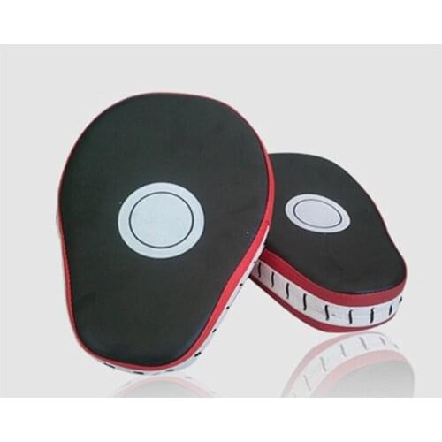 Fitness Sport Arc Boxing Hand Target Mitt Gloves Sanda Free Combat Kickboxing Fight MMA Muay Thai Kick Training Focus PU Boxer