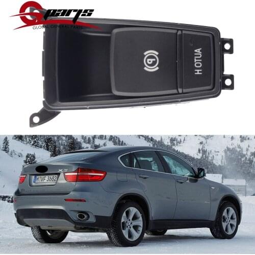 G-Parts Car Electric Parking Handbrake Brake Control Switch Button Genuine Fit For BMW E70 X5 E71 E72 X6 2008-2014 61319148508